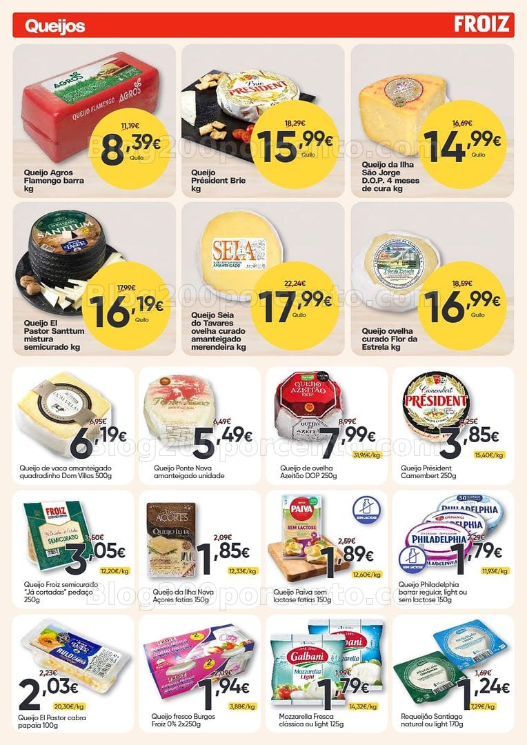 Antevisão Folheto FROIZ Promoções de 27 agosto a 15 setembro