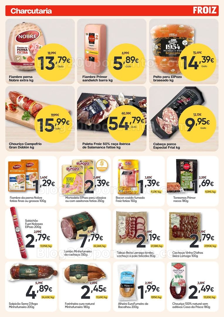 Antevisão Folheto FROIZ Promoções de 27 agosto a 15 setembro