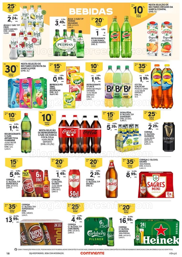 Antevisão Folheto CONTINENTE Açores Promoções de 20 agosto a 2 setembro