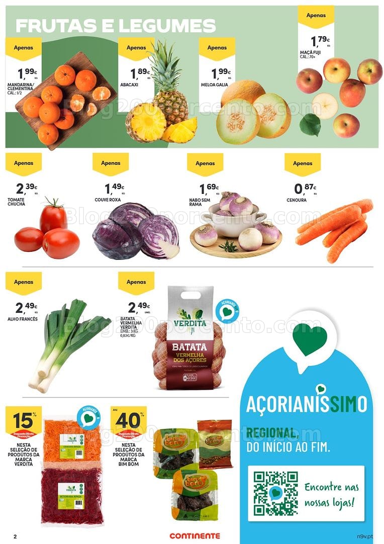 Antevisão Folheto CONTINENTE Açores Promoções de 20 agosto a 2 setembro