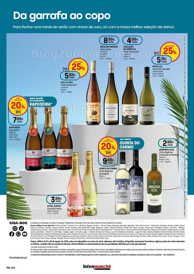Antevisão Folheto INTERMARCHÉ Especial Mariscos Promoções de 13 a 26 agosto