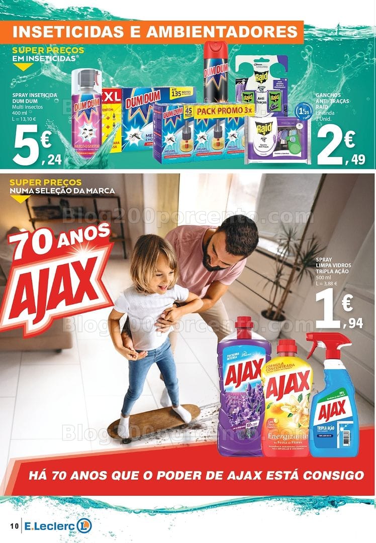 Antevisão Folheto E-LECLERC Higiene e Limpeza Promoções de 25 agosto a 6 setembro