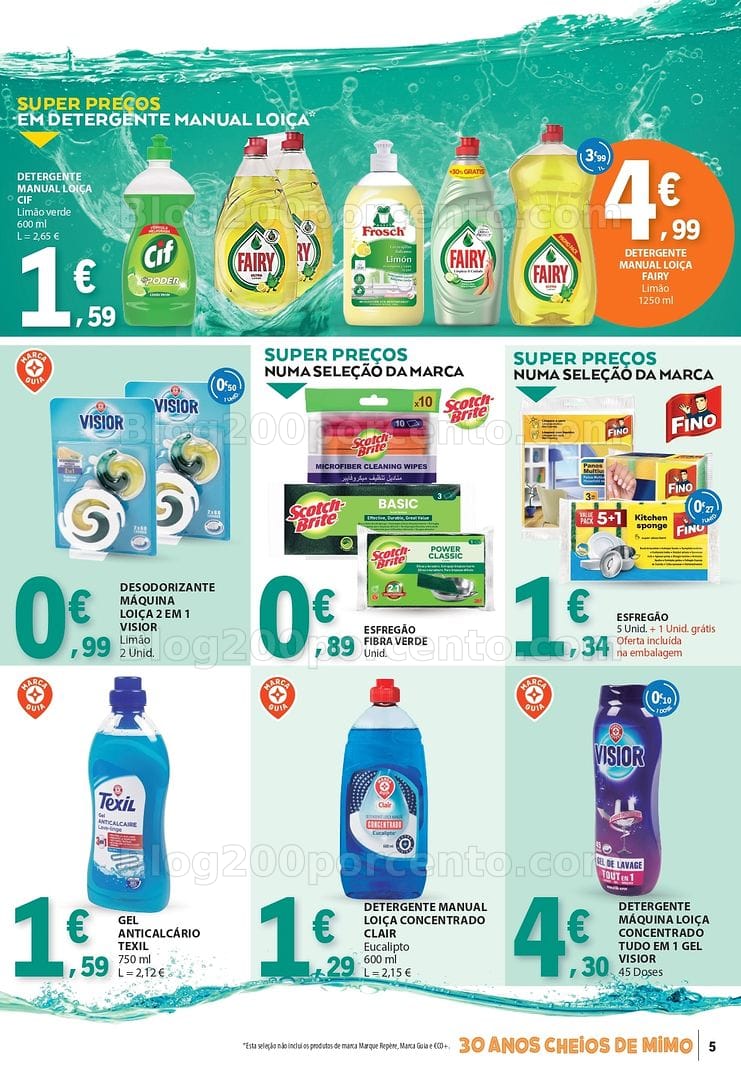 Antevisão Folheto E-LECLERC Higiene e Limpeza Promoções de 25 agosto a 6 setembro