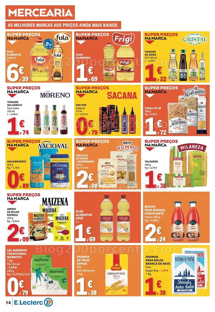 Antevisão Folheto E-LECLERC Promoções de 27 agosto a 2 setembro