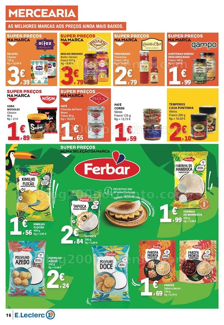 Antevisão Folheto E-LECLERC Promoções de 27 agosto a 2 setembro