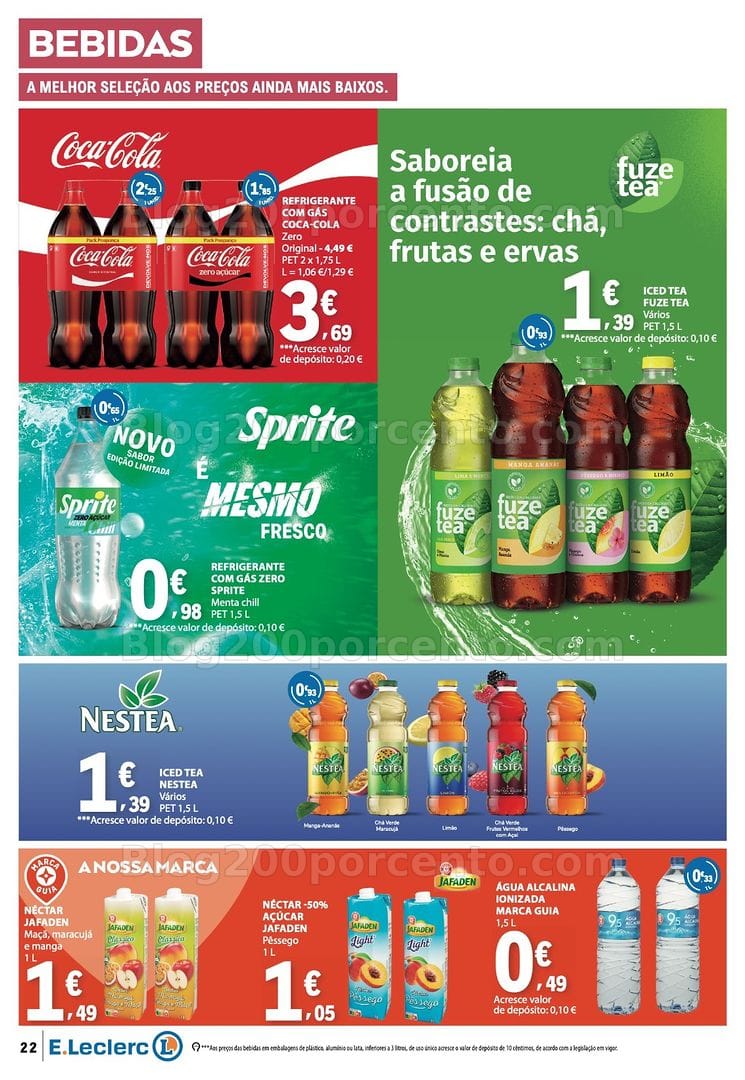 Antevisão Folheto E-LECLERC Promoções de 27 agosto a 2 setembro