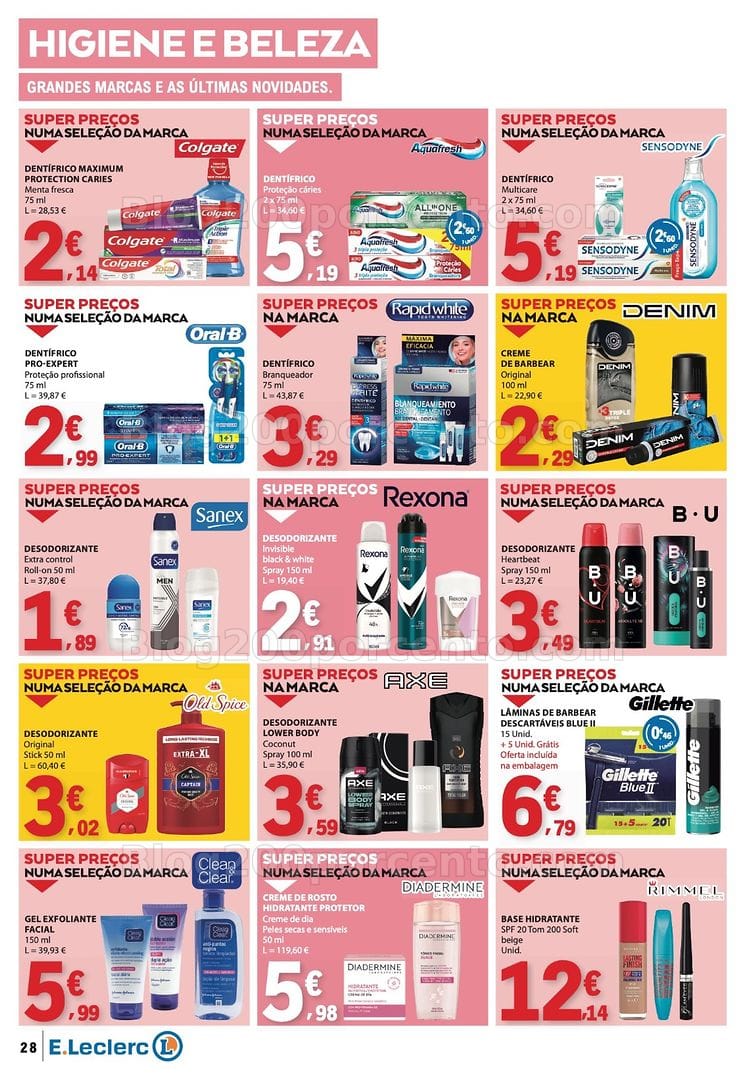 Antevisão Folheto E-LECLERC Promoções de 27 agosto a 2 setembro