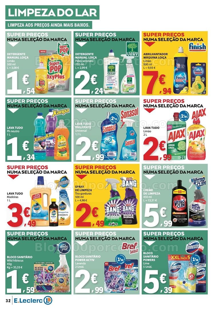 Antevisão Folheto E-LECLERC Promoções de 27 agosto a 2 setembro