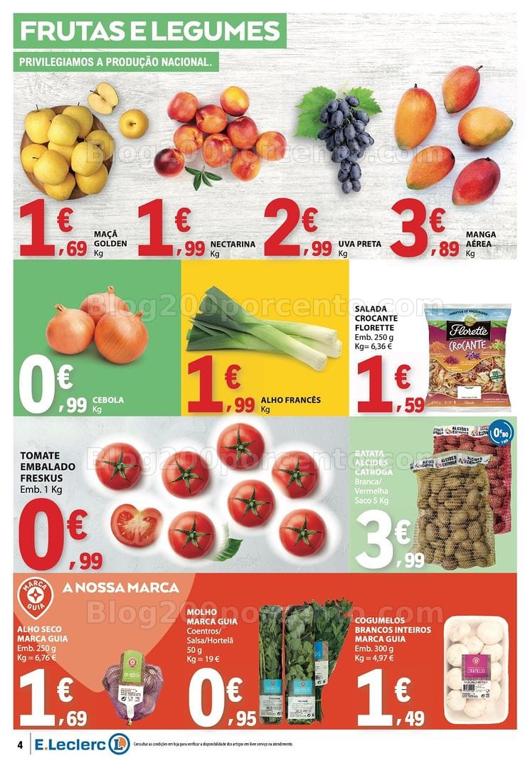 Antevisão Folheto E-LECLERC Promoções de 27 agosto a 2 setembro