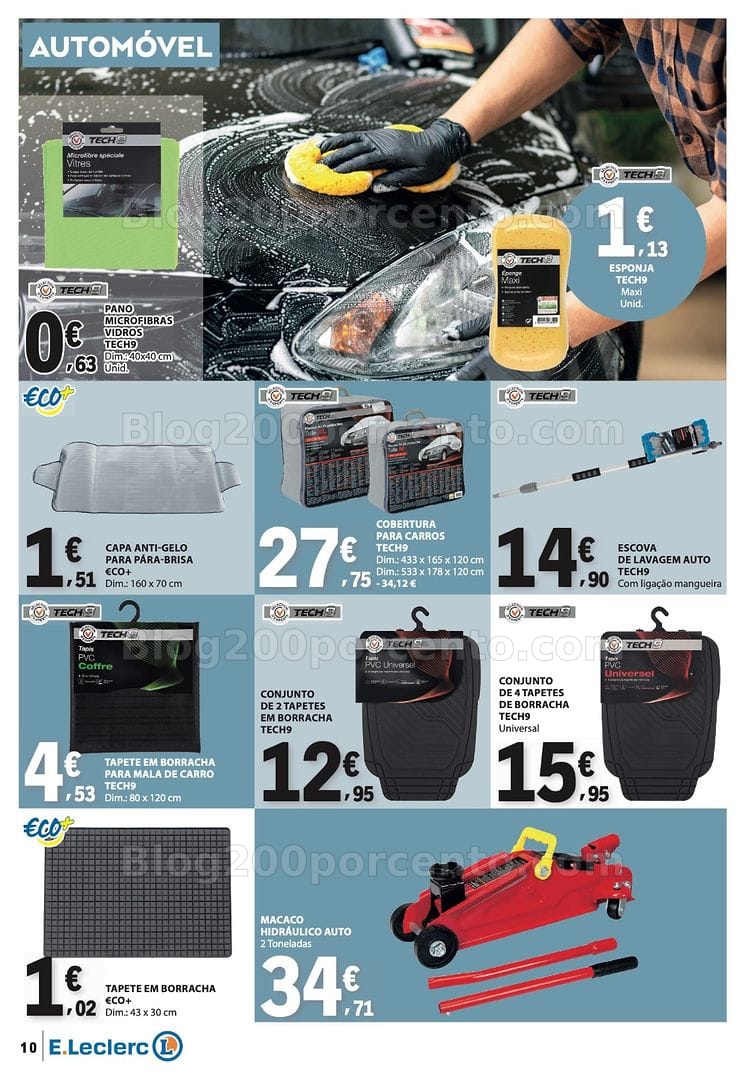 Antevisão Folheto E-LECLERC Bazar Promoções de 27 agosto a 9 setembro