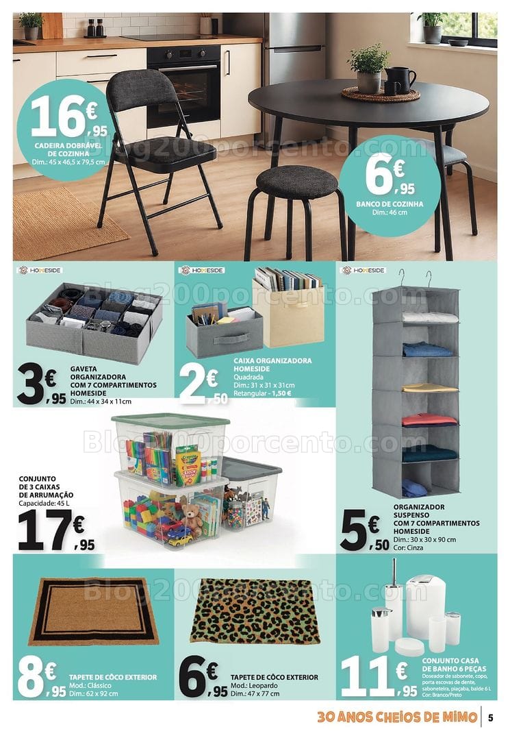 Antevisão Folheto E-LECLERC Bazar Promoções de 27 agosto a 9 setembro