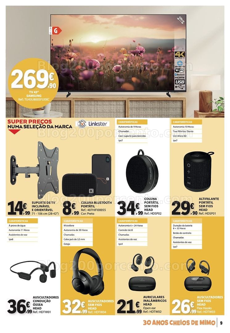 Antevisão Folheto E-LECLERC Bazar Promoções de 27 agosto a 9 setembro