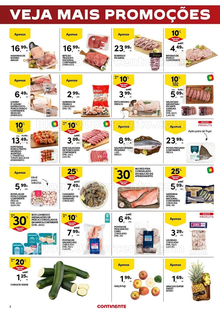 Antevisão Folheto CONTINENTE Promoções Fim de Semana - 28 a 31 agosto