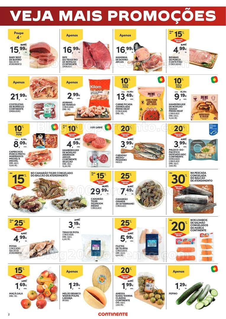 Antevisão Folheto CONTINENTE Promoções Fim de Semana - 7 a 10 agosto - Edição Digital