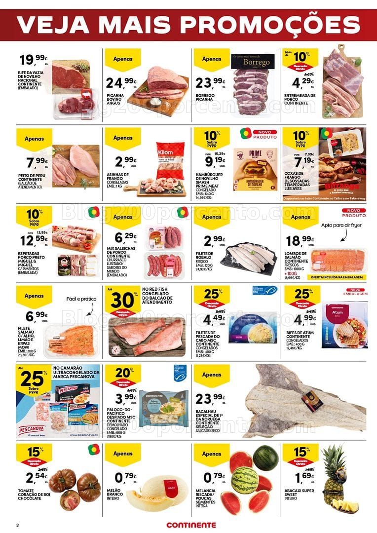Antevisão Folheto CONTINENTE Promoções Fim de Semana - 14 a 17 agosto - Edição Digital
