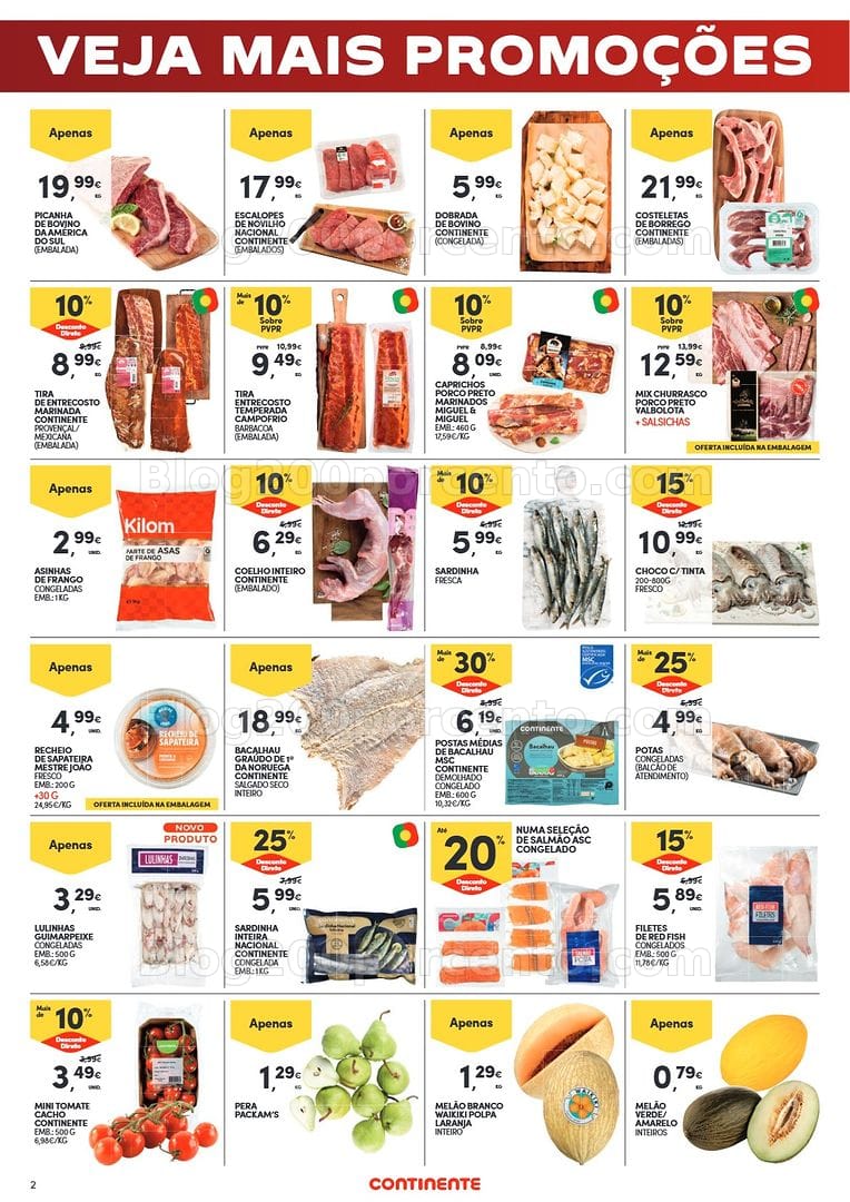 Antevisão Folheto CONTINENTE Promoções Fim de Semana - 21 a 24 agosto - Edição Digital