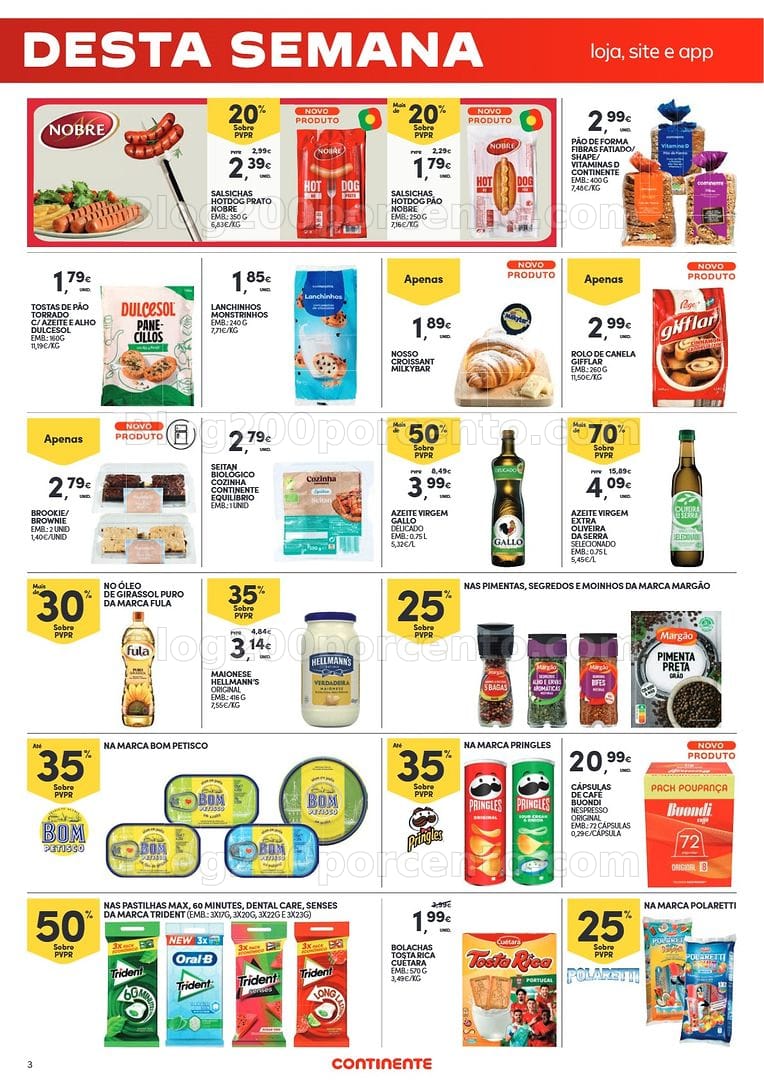 Antevisão Folheto CONTINENTE Promoções Fim de Semana - 21 a 24 agosto - Edição Digital