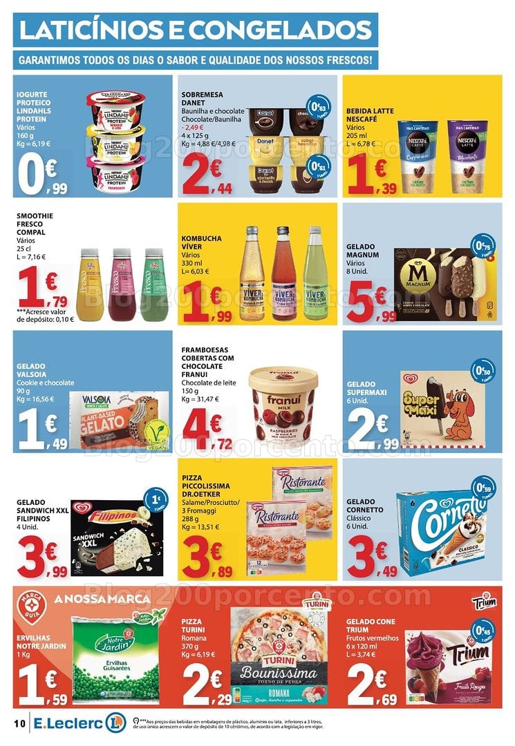 Antevisão Folheto E-LECLERC Promoções de 20 a 26 agosto