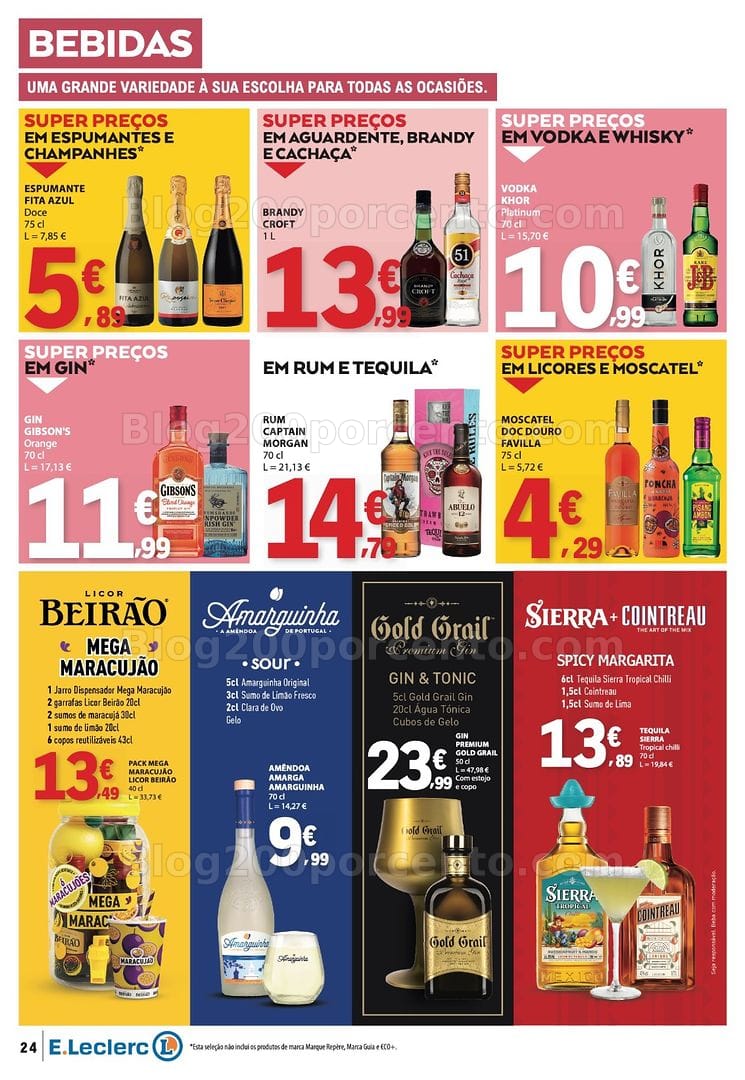Antevisão Folheto E-LECLERC Promoções de 20 a 26 agosto