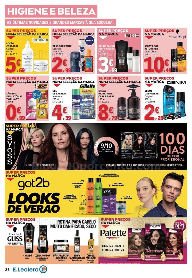Antevisão Folheto E-LECLERC Promoções de 20 a 26 agosto