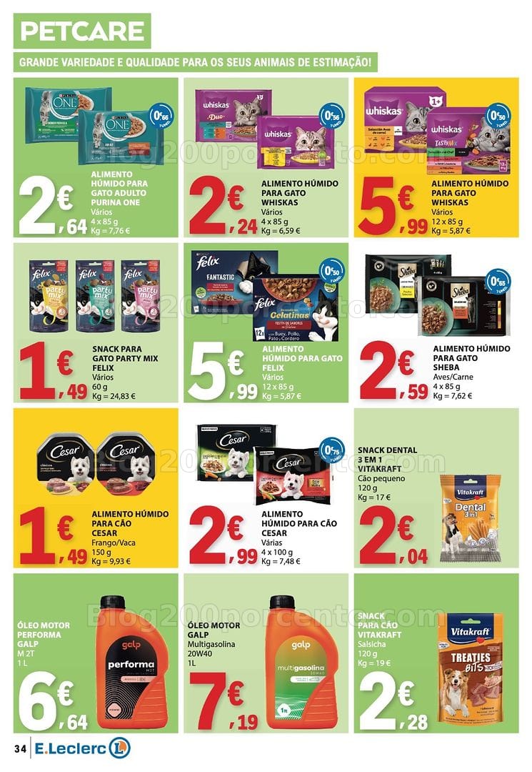 Antevisão Folheto E-LECLERC Promoções de 20 a 26 agosto