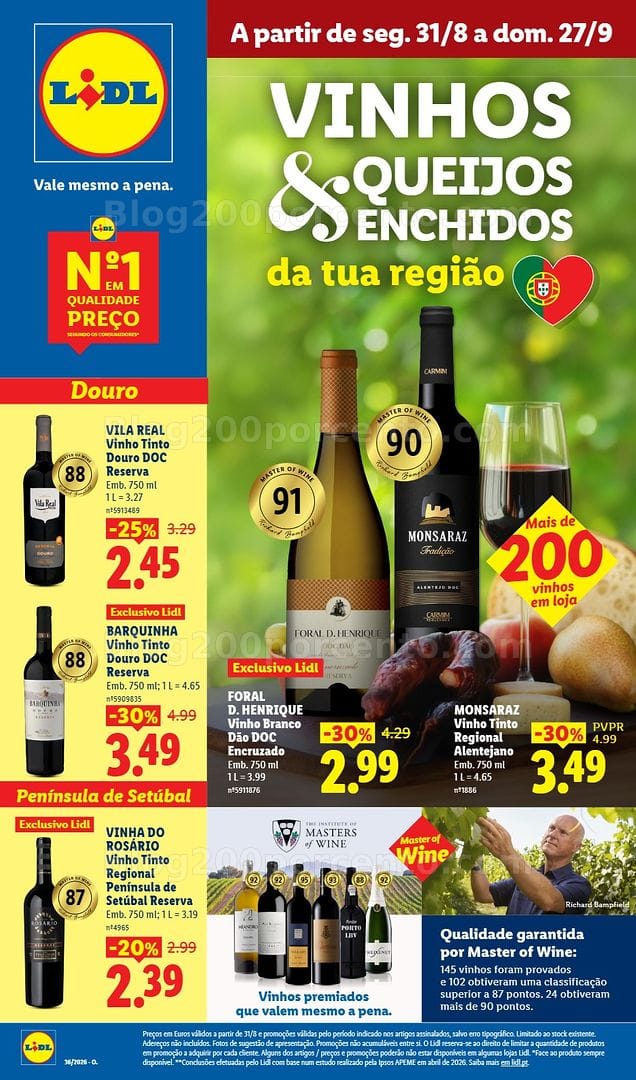 Antevisão Folheto LIDL Especial Queijos e Enchidos Promoções de 31 agosto a 27 setembro