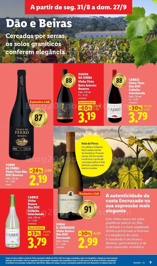 Antevisão Folheto LIDL Especial Queijos e Enchidos Promoções de 31 agosto a 27 setembro