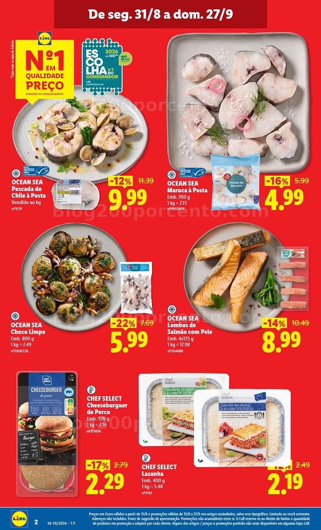 Antevisão Folheto LIDL Baixamos os Preços Promoções de 31 agosto a 27 setembro