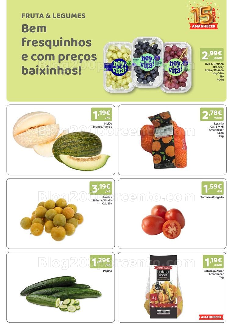 Antevisão Folheto AMANHECER Promoções de 6 a 12 agosto