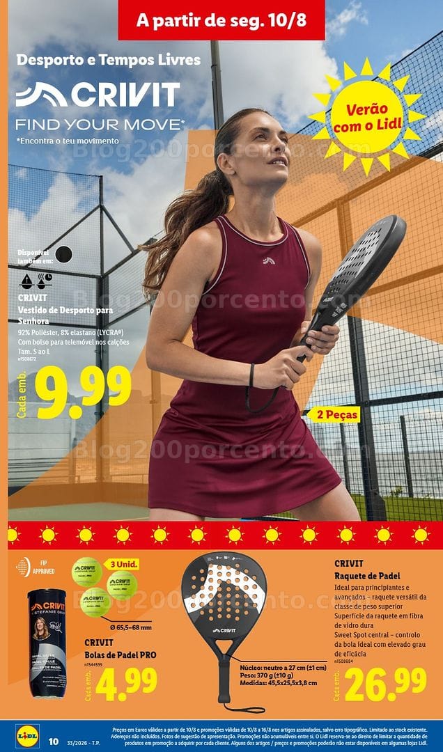 Antevisão Folheto LIDL Bazar Promoções de 10 a 20 agosto - Edição Digital