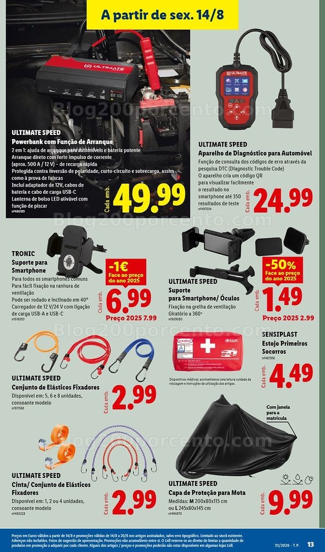 Antevisão Folheto LIDL Bazar Promoções de 10 a 20 agosto - Edição Digital