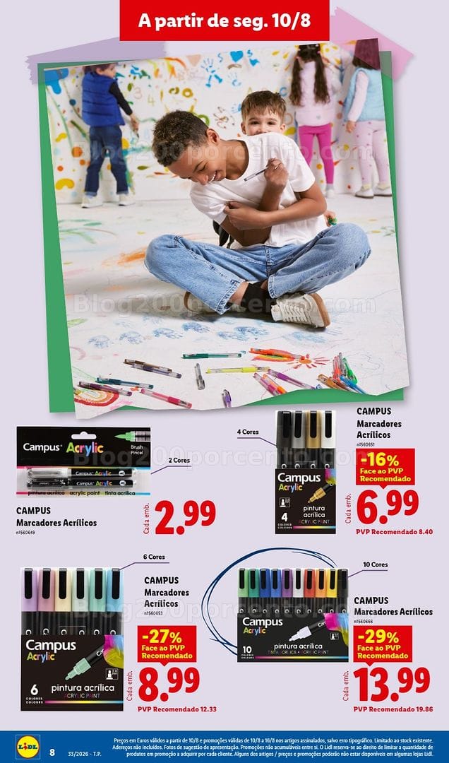 Antevisão Folheto LIDL Bazar Promoções de 10 a 20 agosto - Edição Digital