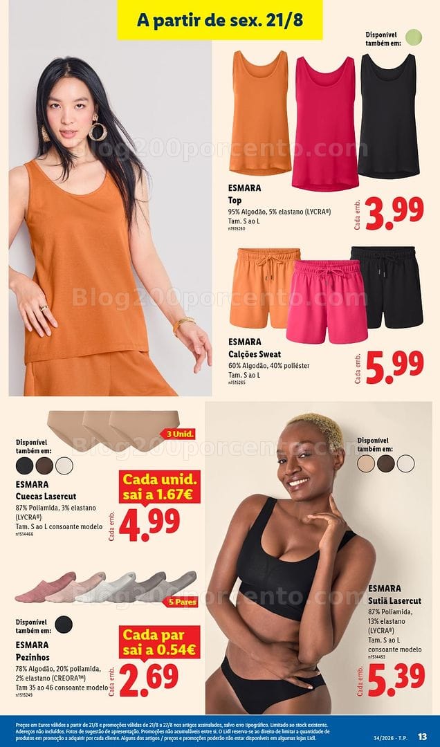 Antevisão Folheto LIDL Bazar Promoções de 21 a 27 agosto - Edição Digital