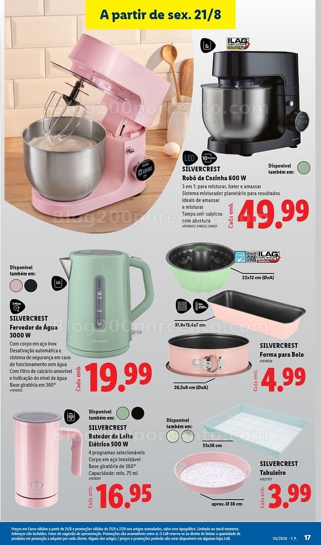 Antevisão Folheto LIDL Bazar Promoções de 21 a 27 agosto - Edição Digital