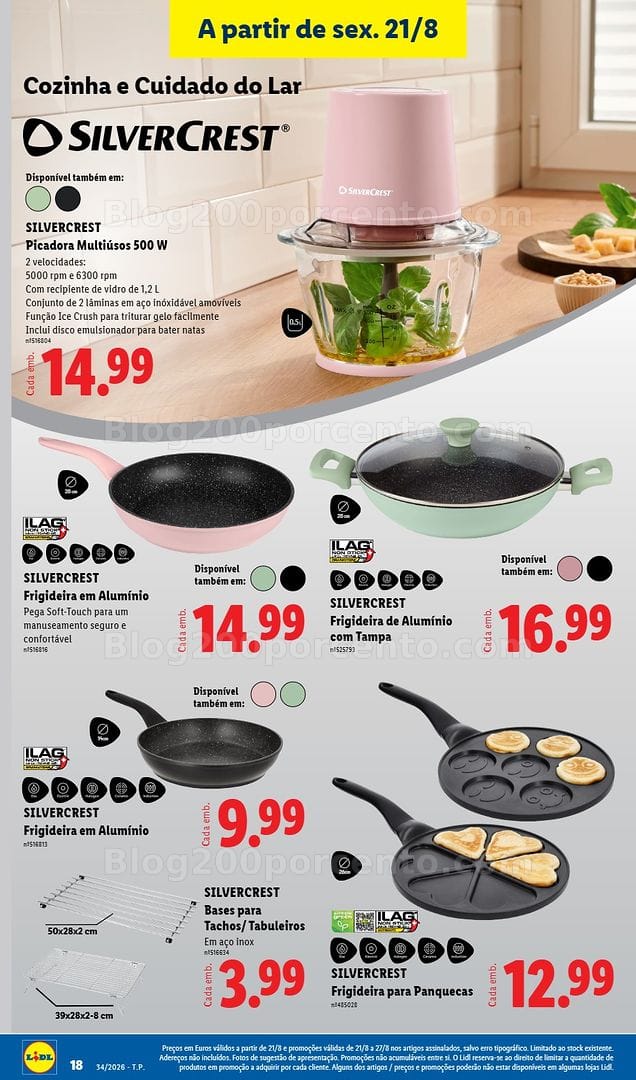 Antevisão Folheto LIDL Bazar Promoções de 21 a 27 agosto - Edição Digital