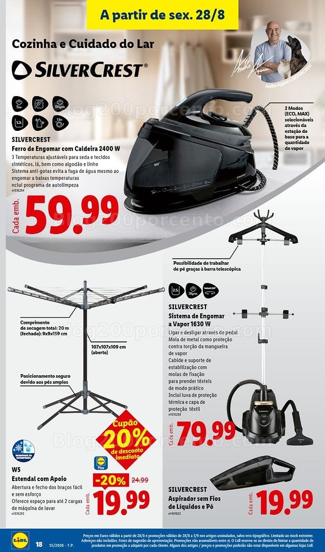 Antevisão Folheto LIDL Bazar 28 agosto a 3 setembro - Edição Digital