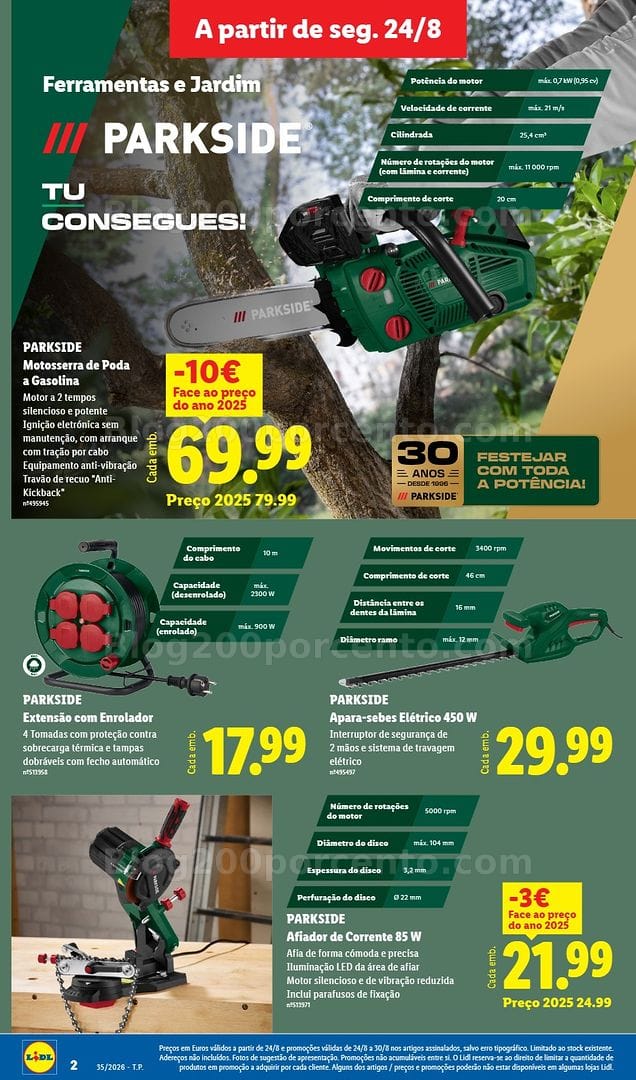 Antevisão Folheto LIDL Bazar 24 agosto a 3 setembro - Edição Digital