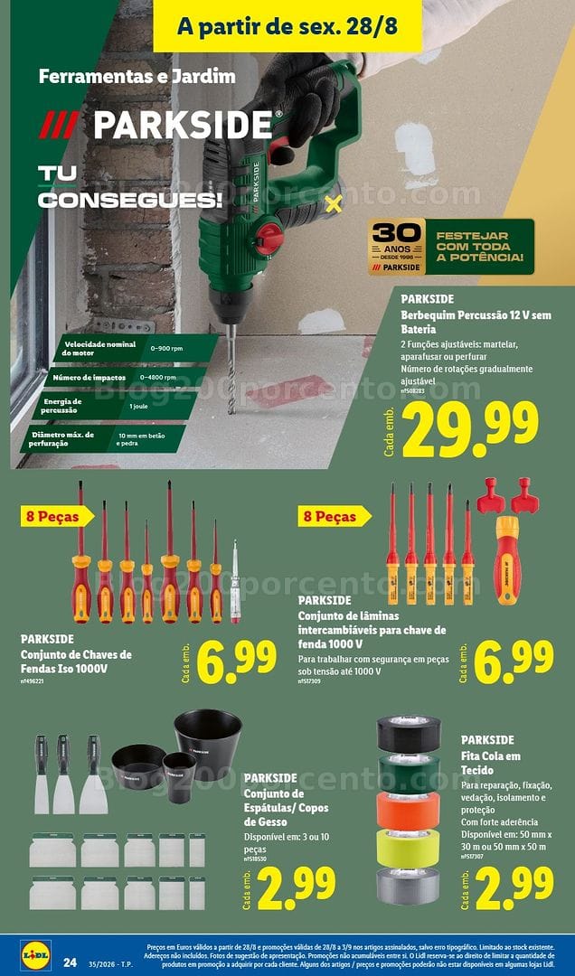Antevisão Folheto LIDL Bazar 24 agosto a 3 setembro - Edição Digital