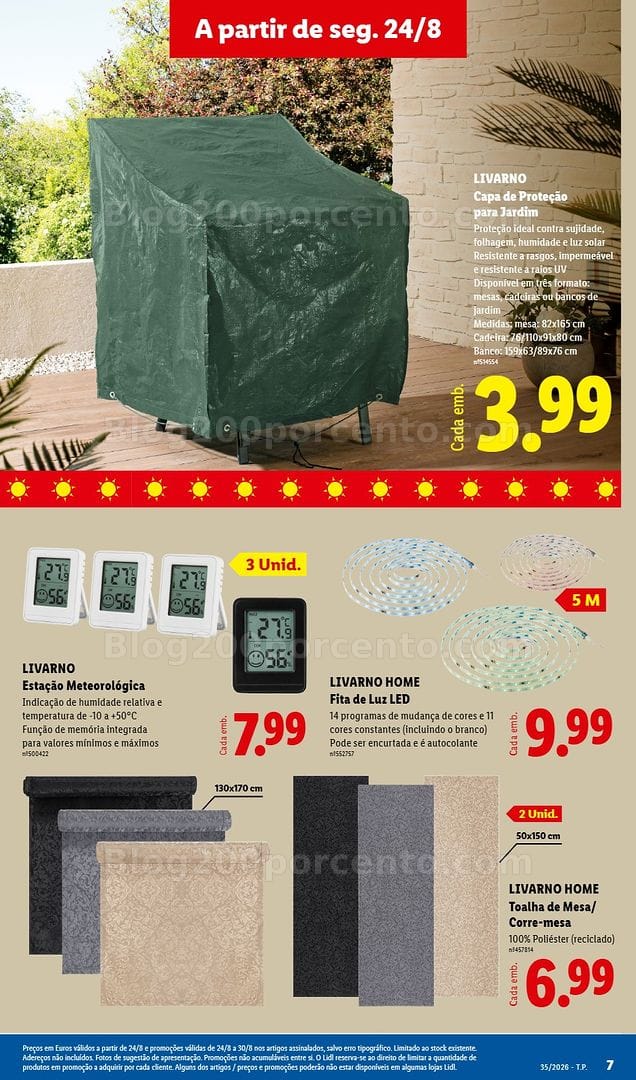 Antevisão Folheto LIDL Bazar 24 agosto a 3 setembro - Edição Digital