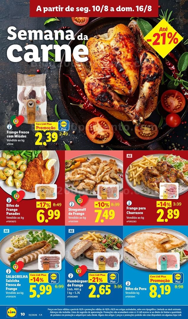 Antevisão Folheto LIDL Promoções de 10 a 16 agosto - Edição Digital