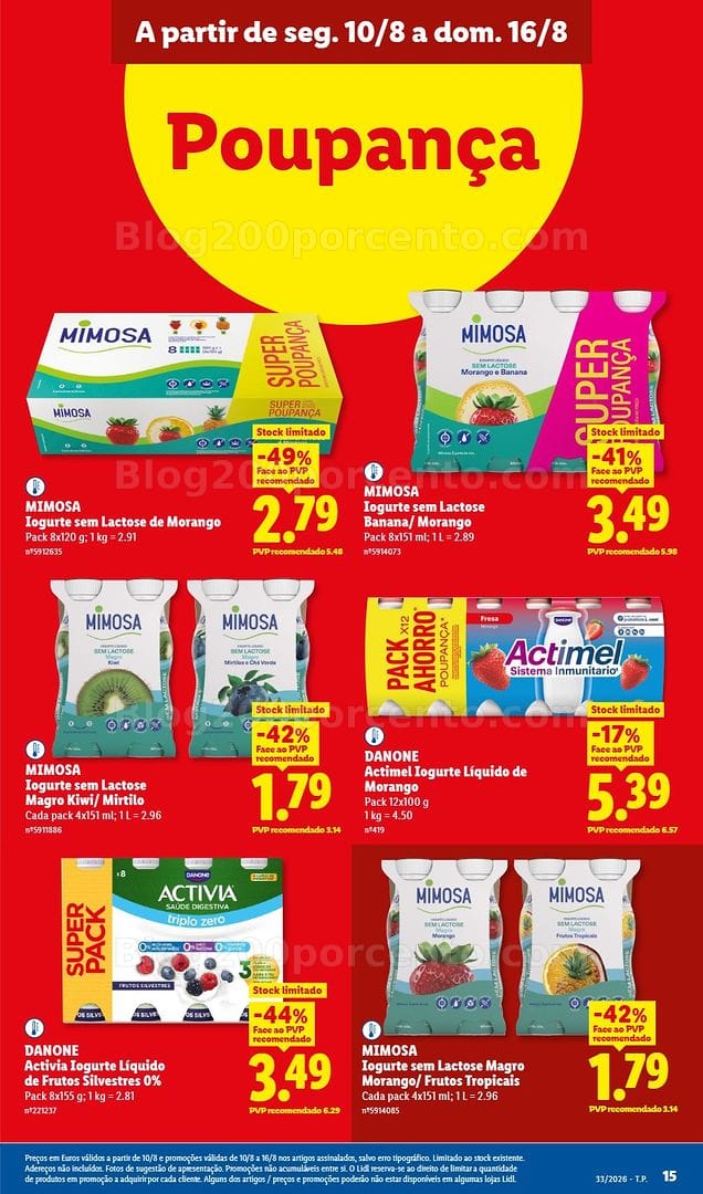Antevisão Folheto LIDL Promoções de 10 a 16 agosto - Edição Digital