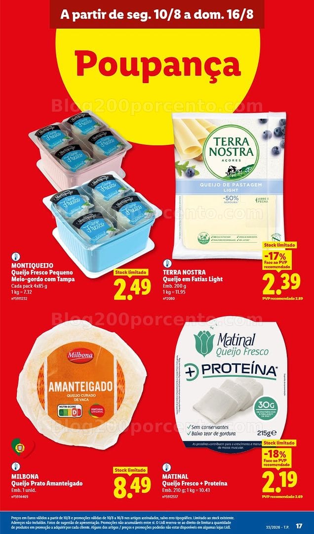 Antevisão Folheto LIDL Promoções de 10 a 16 agosto - Edição Digital