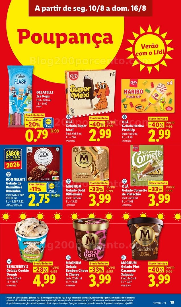 Antevisão Folheto LIDL Promoções de 10 a 16 agosto - Edição Digital