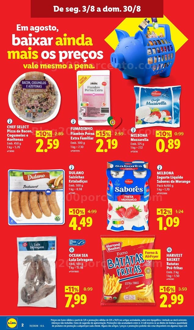 Antevisão Folheto LIDL Promoções de 10 a 16 agosto - Edição Digital