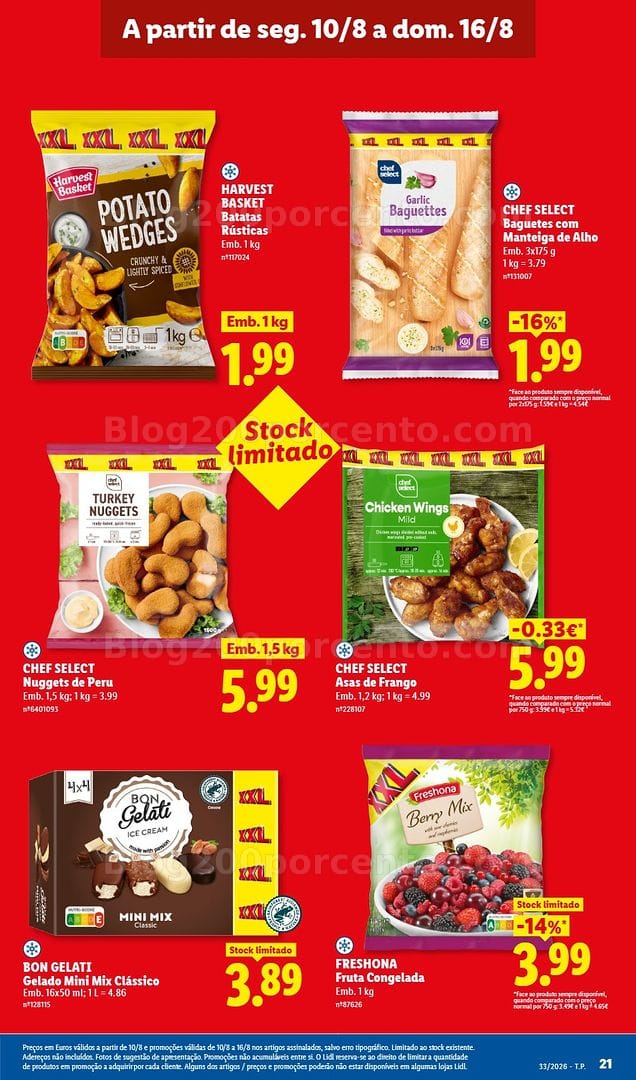Antevisão Folheto LIDL Promoções de 10 a 16 agosto - Edição Digital