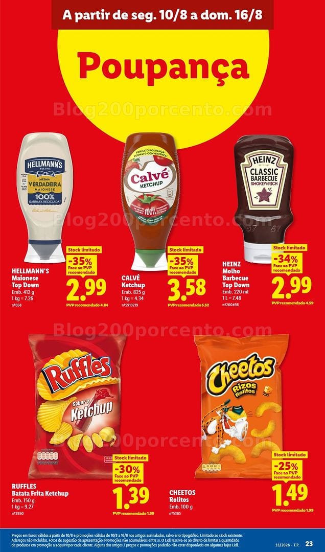 Antevisão Folheto LIDL Promoções de 10 a 16 agosto - Edição Digital
