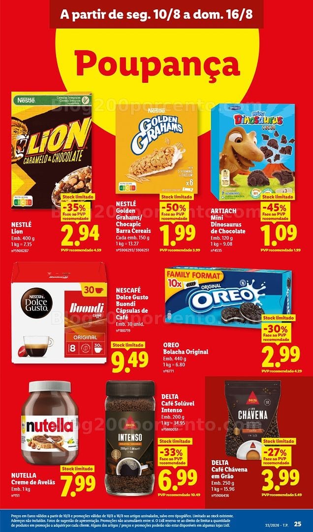 Antevisão Folheto LIDL Promoções de 10 a 16 agosto - Edição Digital