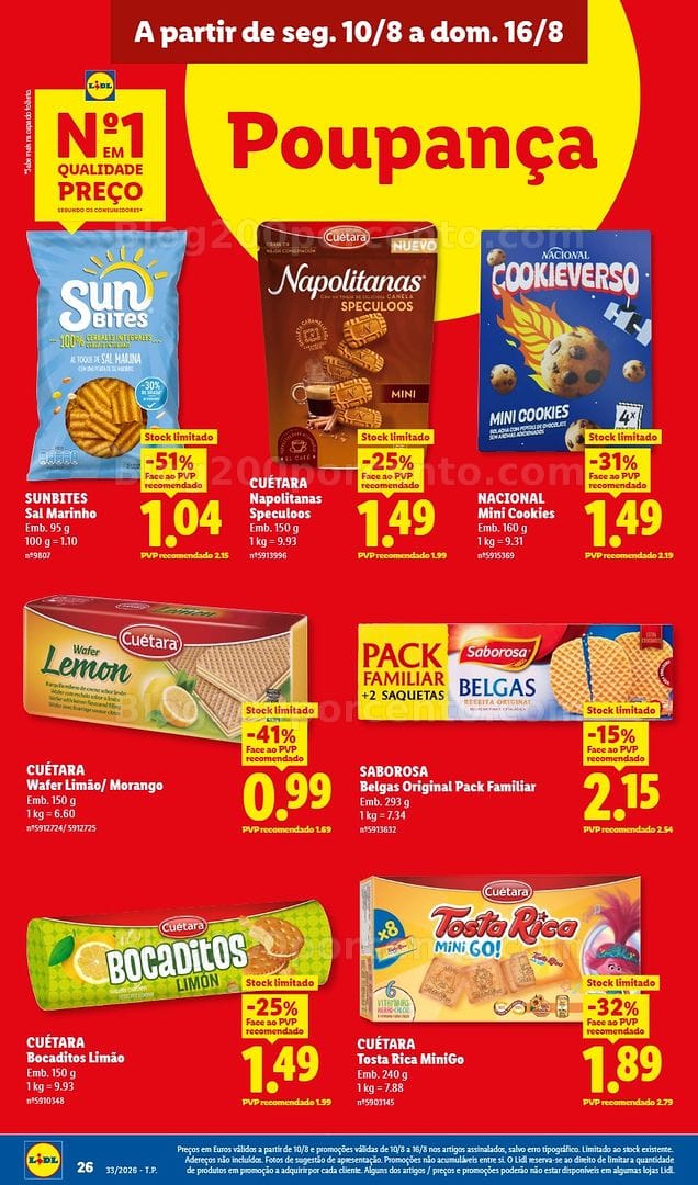 Antevisão Folheto LIDL Promoções de 10 a 16 agosto - Edição Digital