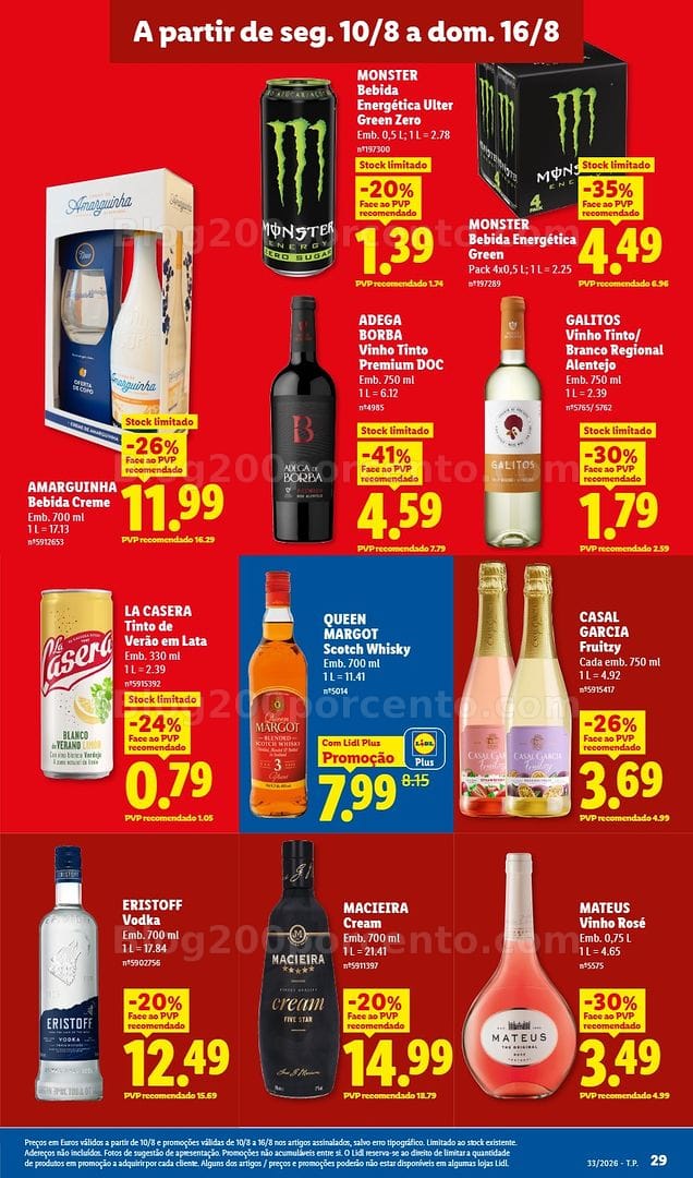 Antevisão Folheto LIDL Promoções de 10 a 16 agosto - Edição Digital
