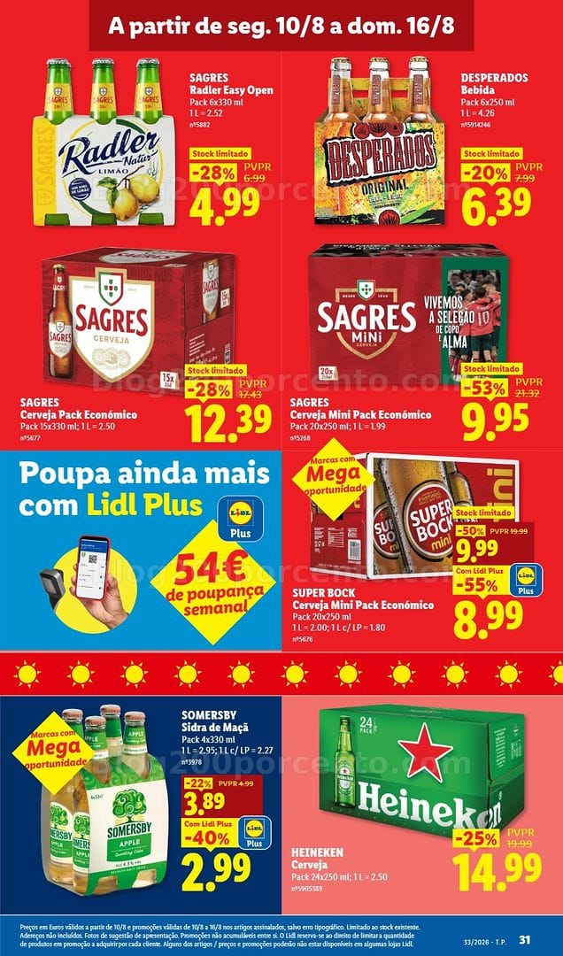 Antevisão Folheto LIDL Promoções de 10 a 16 agosto - Edição Digital